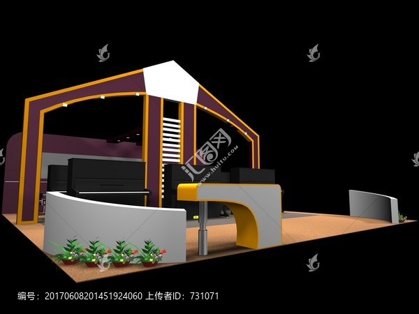 展覽展示模型下載