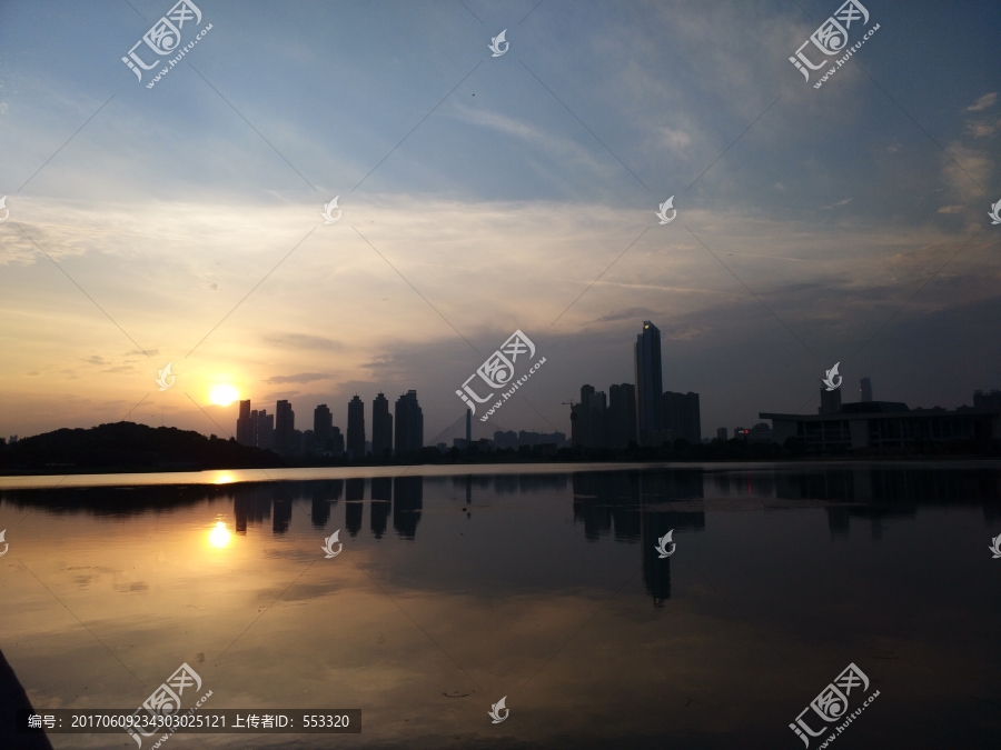 武汉琴台夕阳