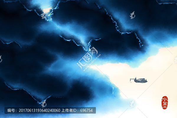 高清抽象潑墨畫