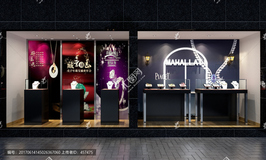 珠寶櫥窗展示,原創設計