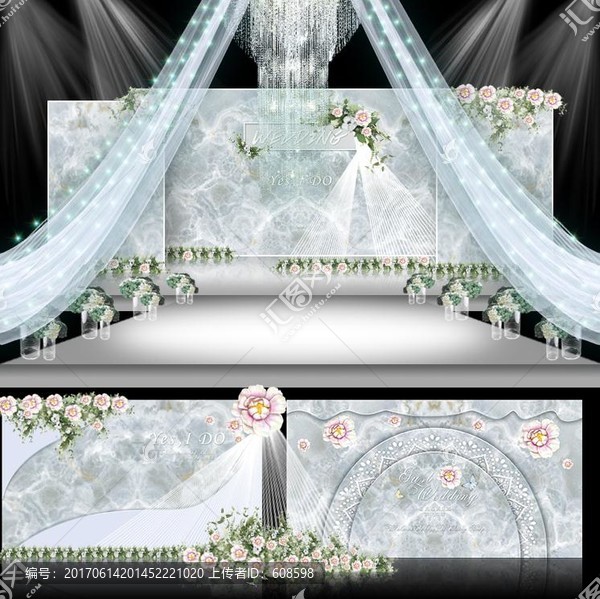 云紋大理石紋婚禮