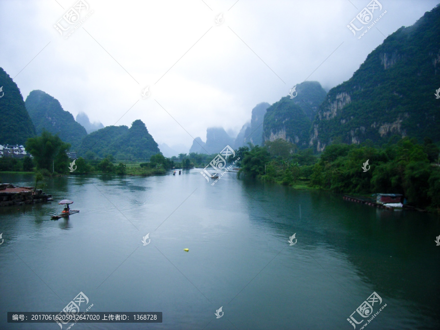 桂林山水,遇龙河