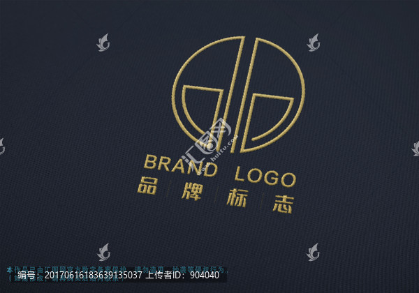 中式极简LOGO,服装标志