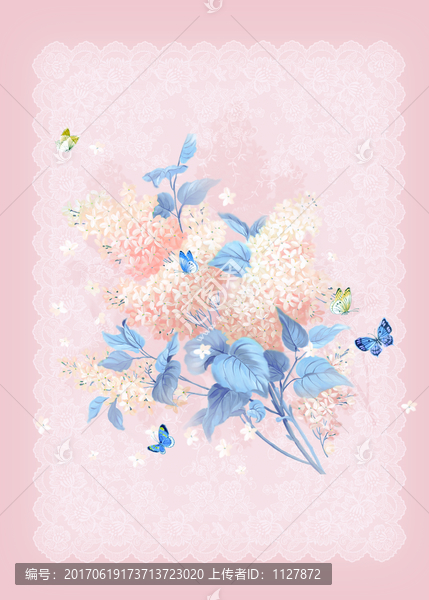 手繪花
