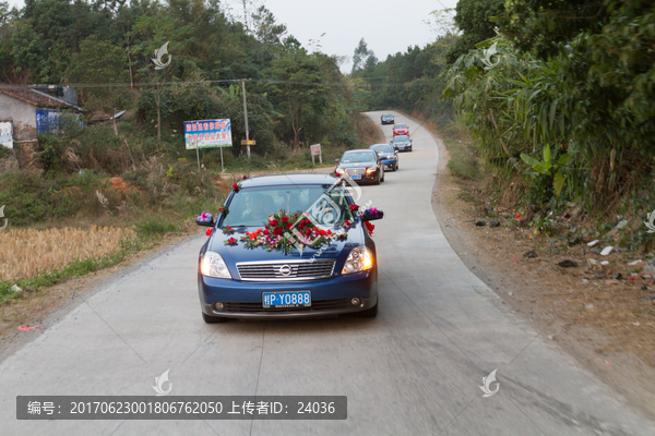 迎亲车,婚庆车,彩车