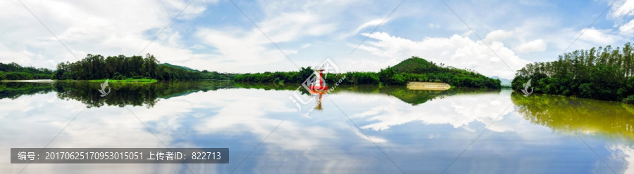 湖心岛全景