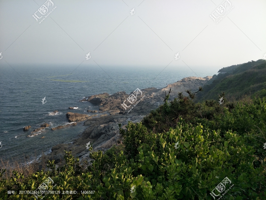 青岛竹岔岛海滩