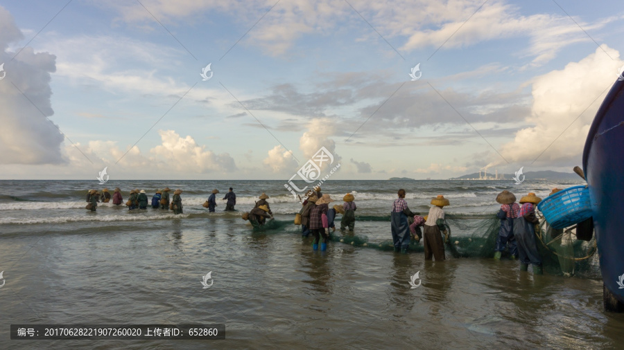 阳西,拖网,溪头镇,蓝袍湾,地