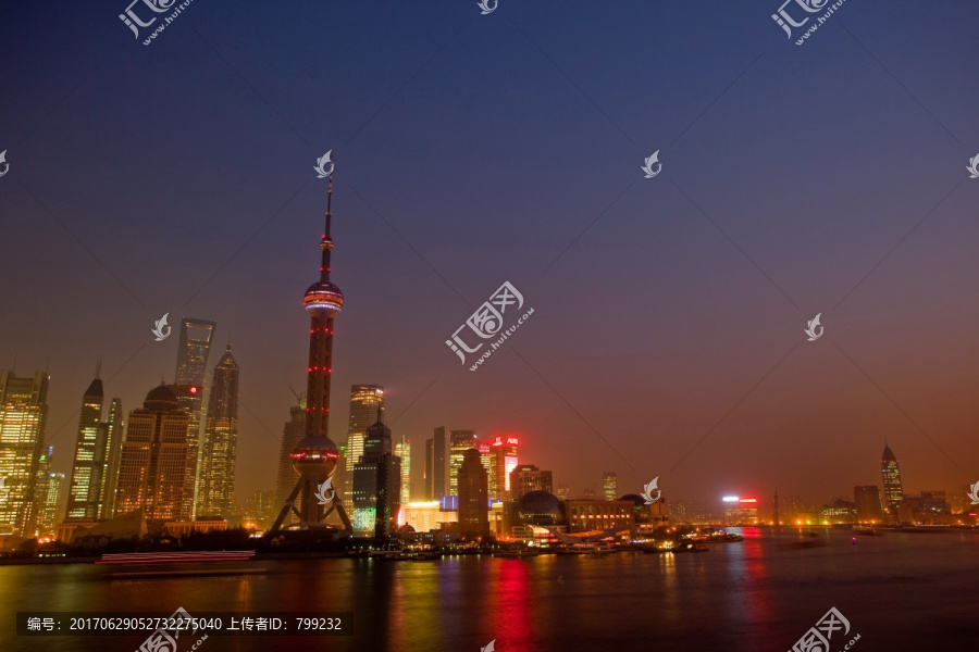 浦东黄浦江夜景