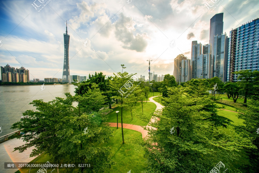 广州城市建筑风光