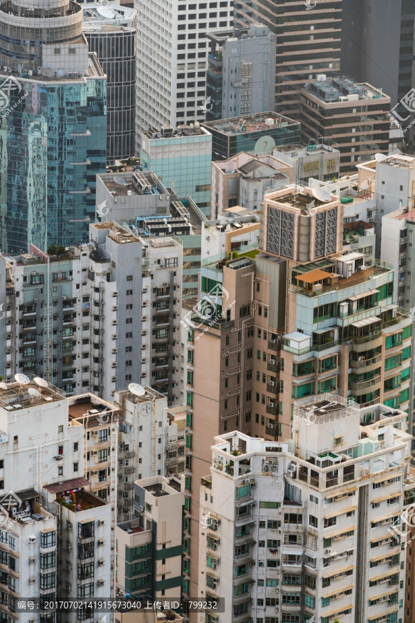 高视角看香港城市景观