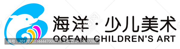 美术logo,海豚logo