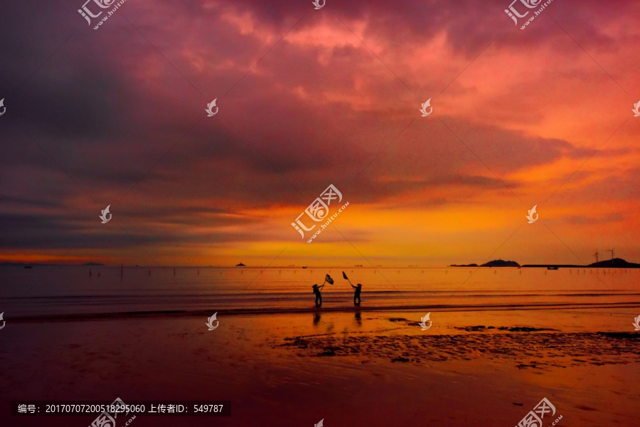 霞浦海滩日出