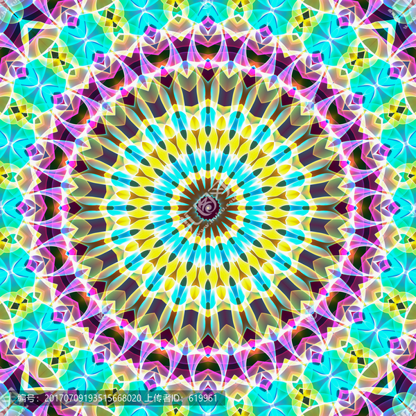 拼花花型抽象圖案,無分層