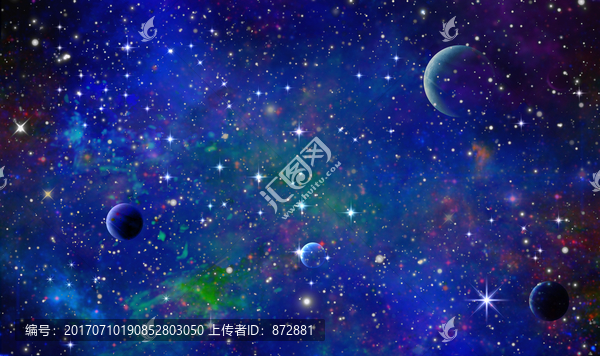 星空背景軟膜