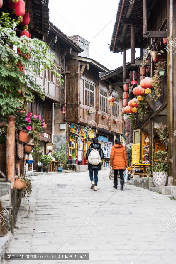 磨西古鎮街景