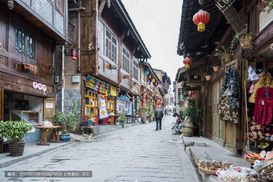 磨西古鎮街景
