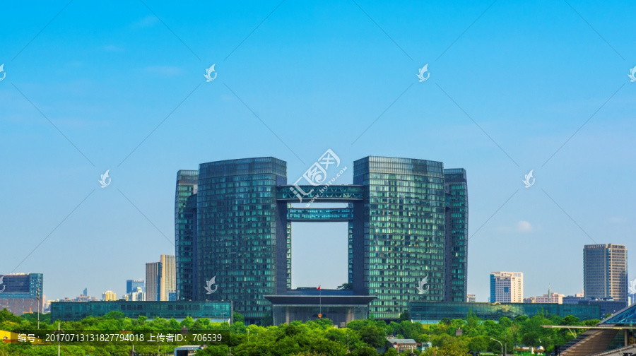 杭州市民中心大楼,杭州风光