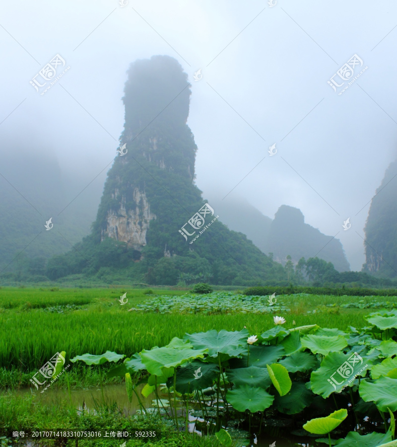 奇峰镇风光