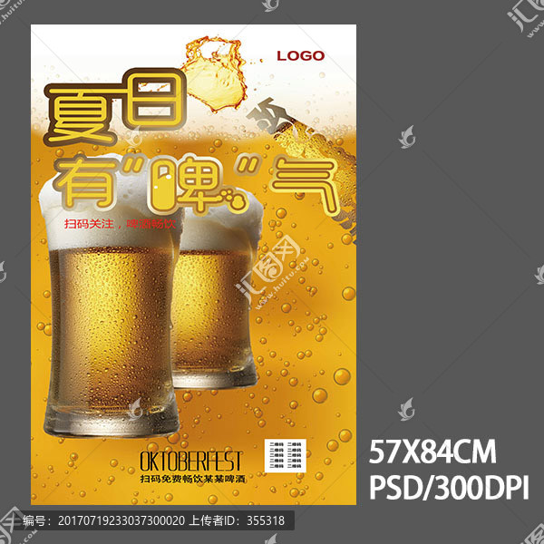 啤酒,海報