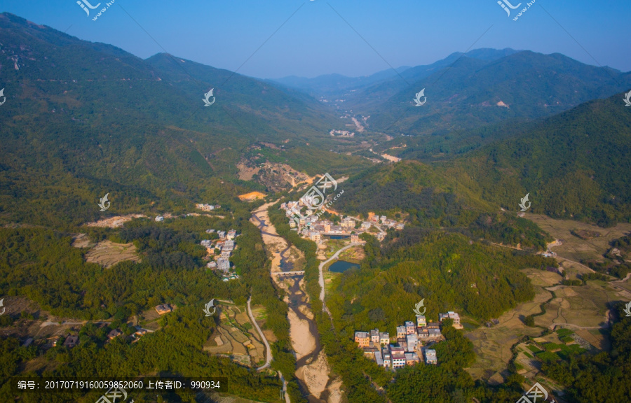 竹林,山村,麻力湖村