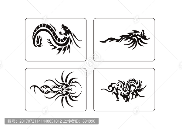 圖案圖冊(cè),個(gè)性剪影圖案,設(shè)計(jì)