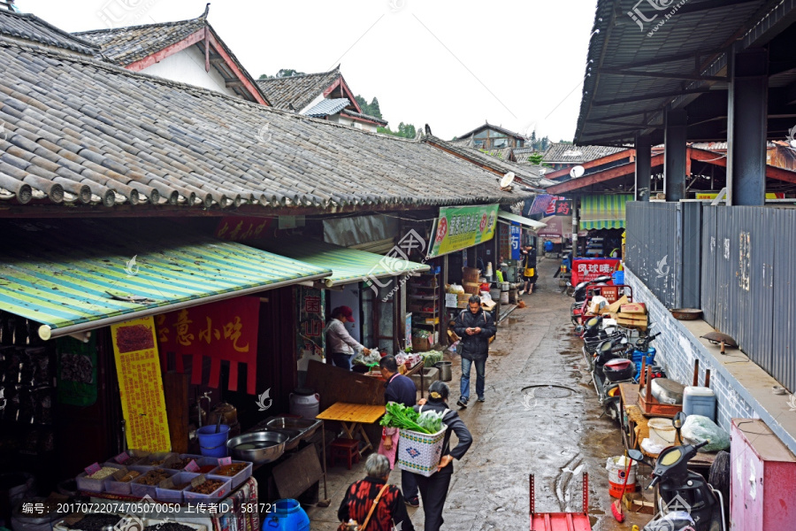 丽江街景,丽江忠义市场