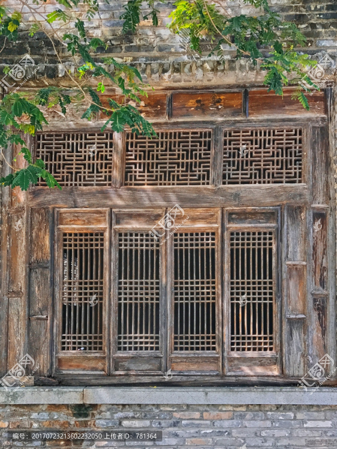 古代木窗,雕花木窗