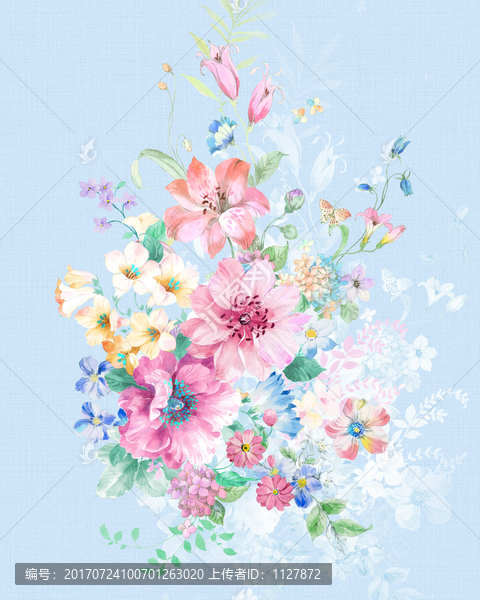 手繪花