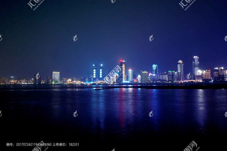 江西南昌红谷滩夜景