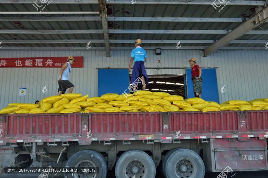 装车,肥料装车