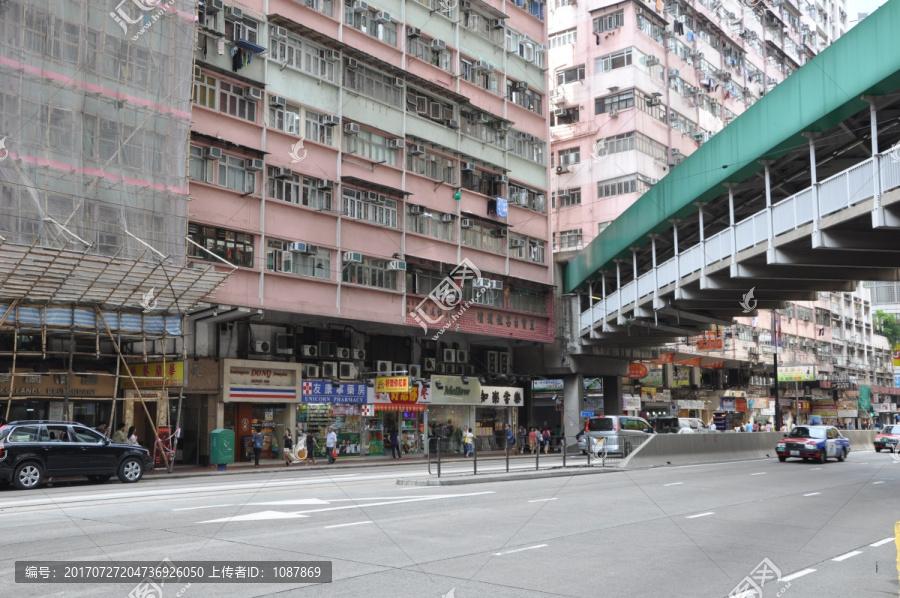 城市建筑,城市街道,城市街景