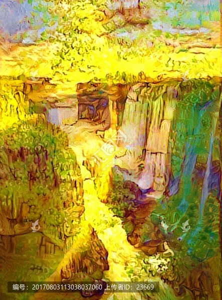 抽象印象派風(fēng)景畫油畫室內(nèi)裝飾畫