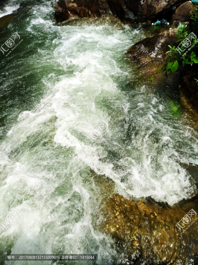 泉水,溪流,水,湍急的泉水,山