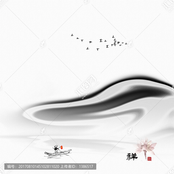 禪靜裝飾畫