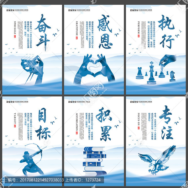 感恩奮斗積累目標執(zhí)行專注文化墻