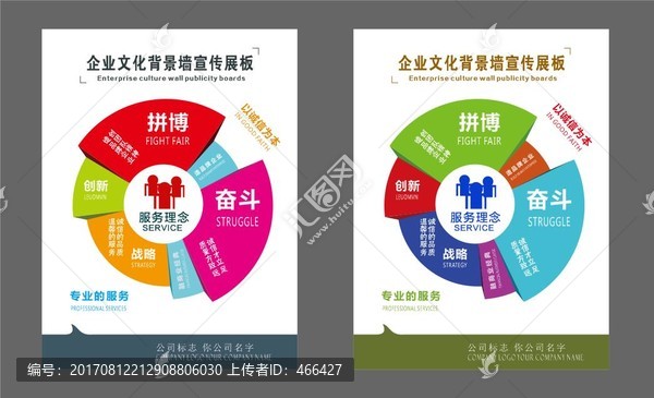 企業(yè)服務(wù)文化標(biāo)語宣傳海報