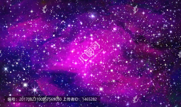 紫色星空