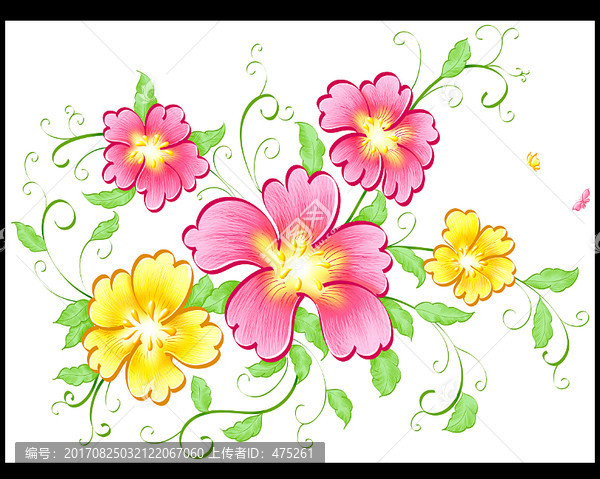 花與藤葉