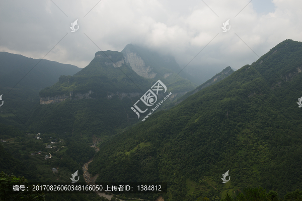 湖北恩施,山,大山