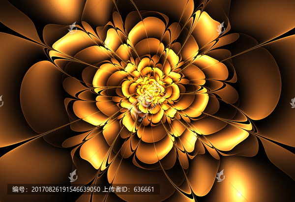 金色幻花
