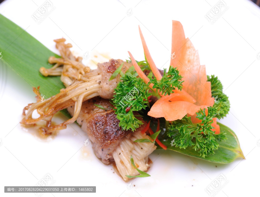 金针菇牛肉卷