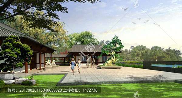 古典園林效果圖
