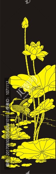 荷花鶴