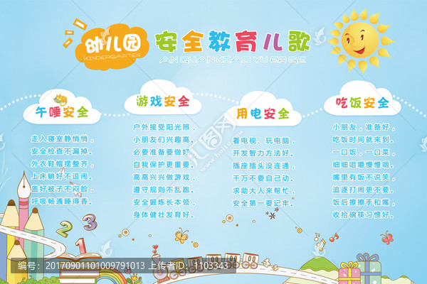幼兒園安全教育兒歌