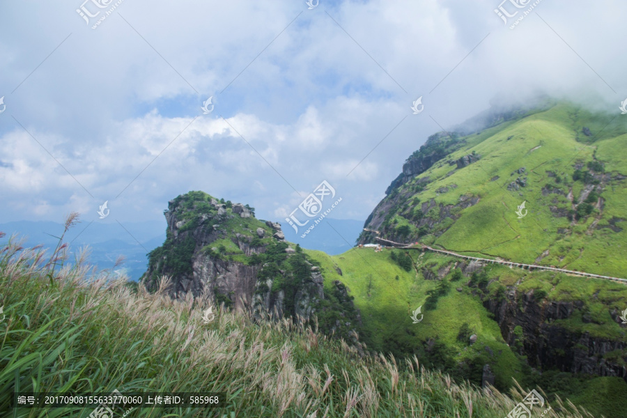 武功山高山草甸云中草原