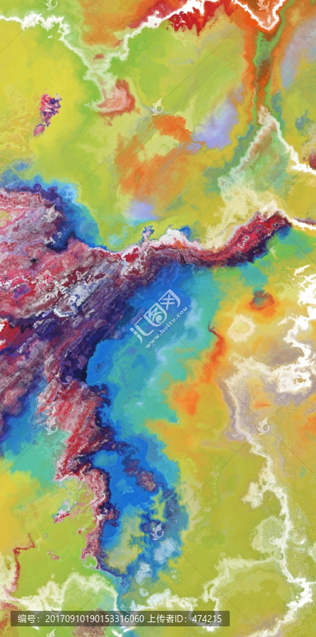 抽象油畫
