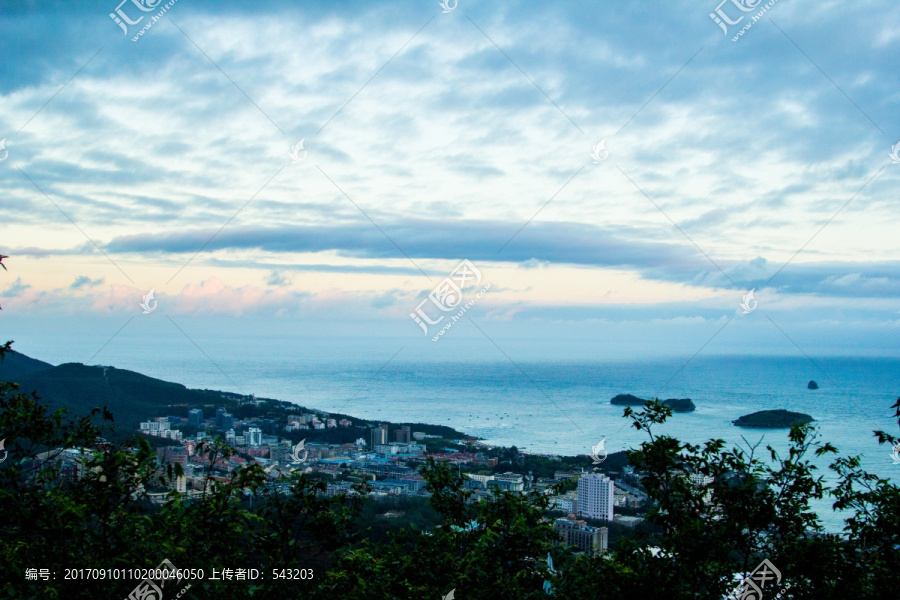 大连沿海城市风景风光