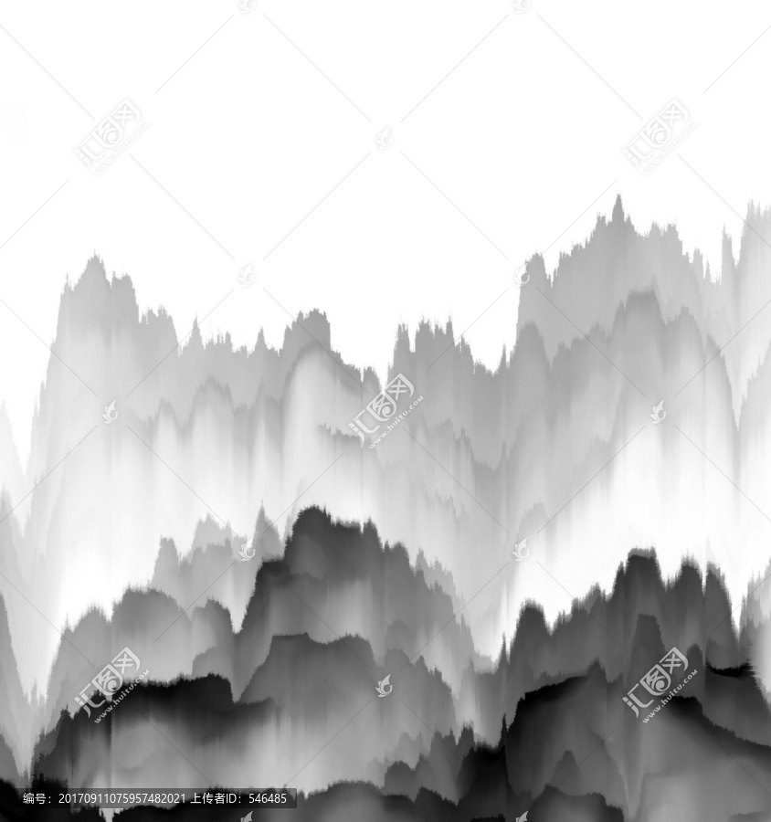 水墨,山水,高清,合層