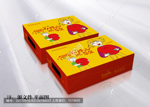 蘋果包裝設(shè)計（平面圖）